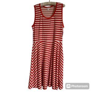 Simply comfortable Nicki striped tank dress with pockets XXL NWT